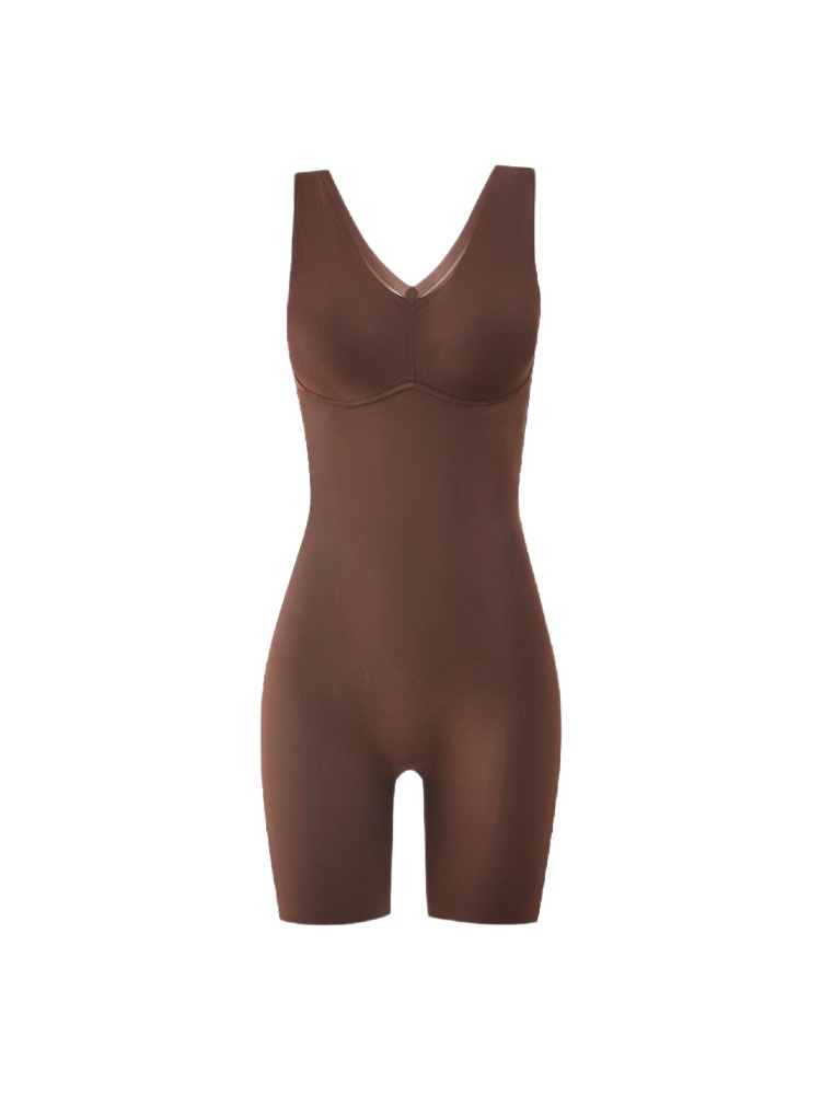 쫀쫀한 체형 보정 올인원 바디쉐이퍼 브라운 VEIMIA 베이미아