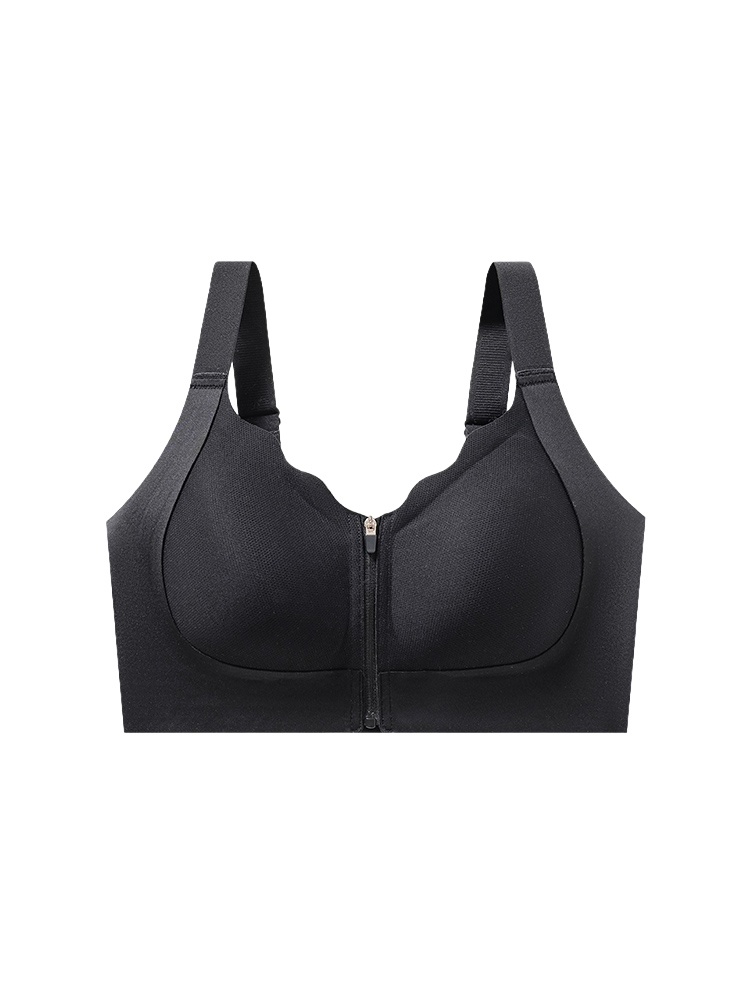 1초 만에 착용 가능한 앞지퍼 브라 블랙 VEIMIA 베이미아