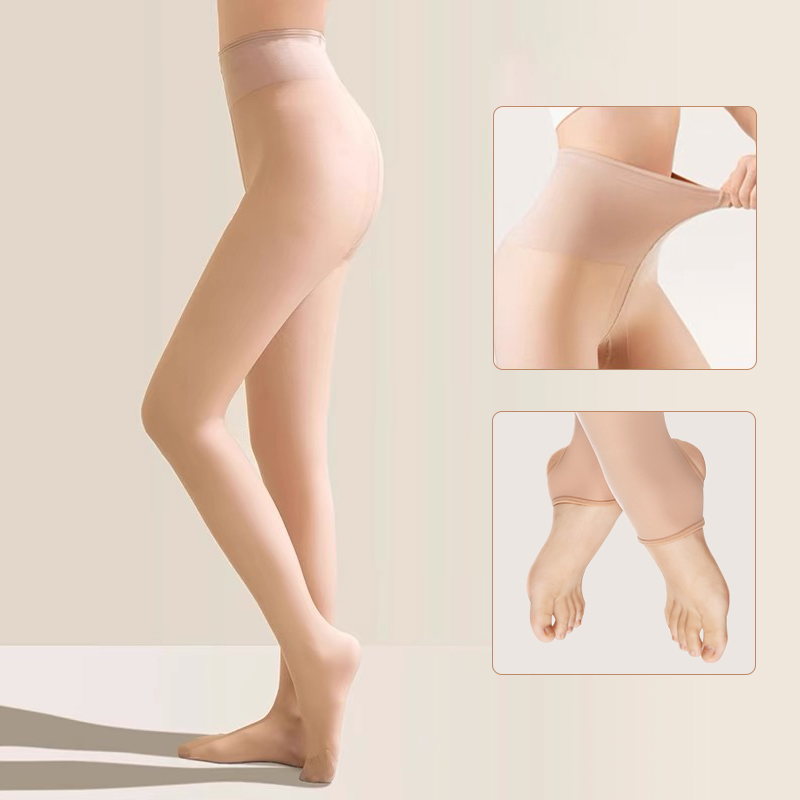 VEIMIA 스킨톤 기모 타이츠丨자연스러운 비침감 매끈한 레그 라인 따뜻한 겨울 데일리 추천