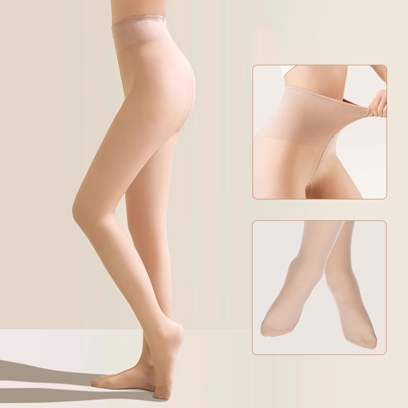 VEIMIA 스킨톤 기모 타이츠丨자연스러운 비침감 매끈한 레그 라인 따뜻한 겨울 데일리 추천