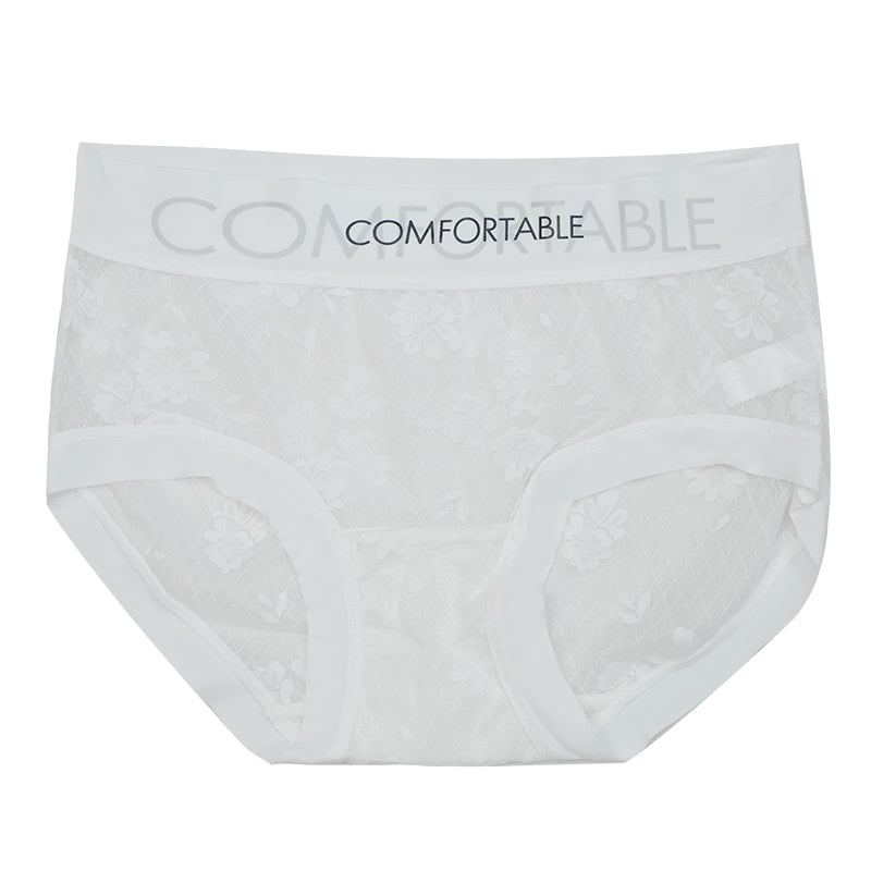 망사팬티 청순한 화이트 레이스 팬티 VEIMIA