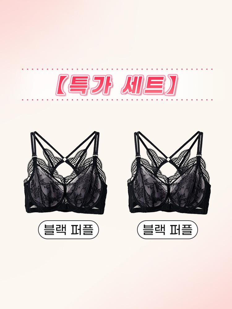 미니마이저 뷰티 백 브라 블랙 퍼플*2 VEIMIA 베이미아