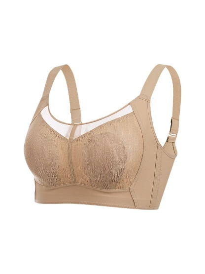큰 가슴 작아 보이는 통기성 망사 브라 스킨VEIMIA
