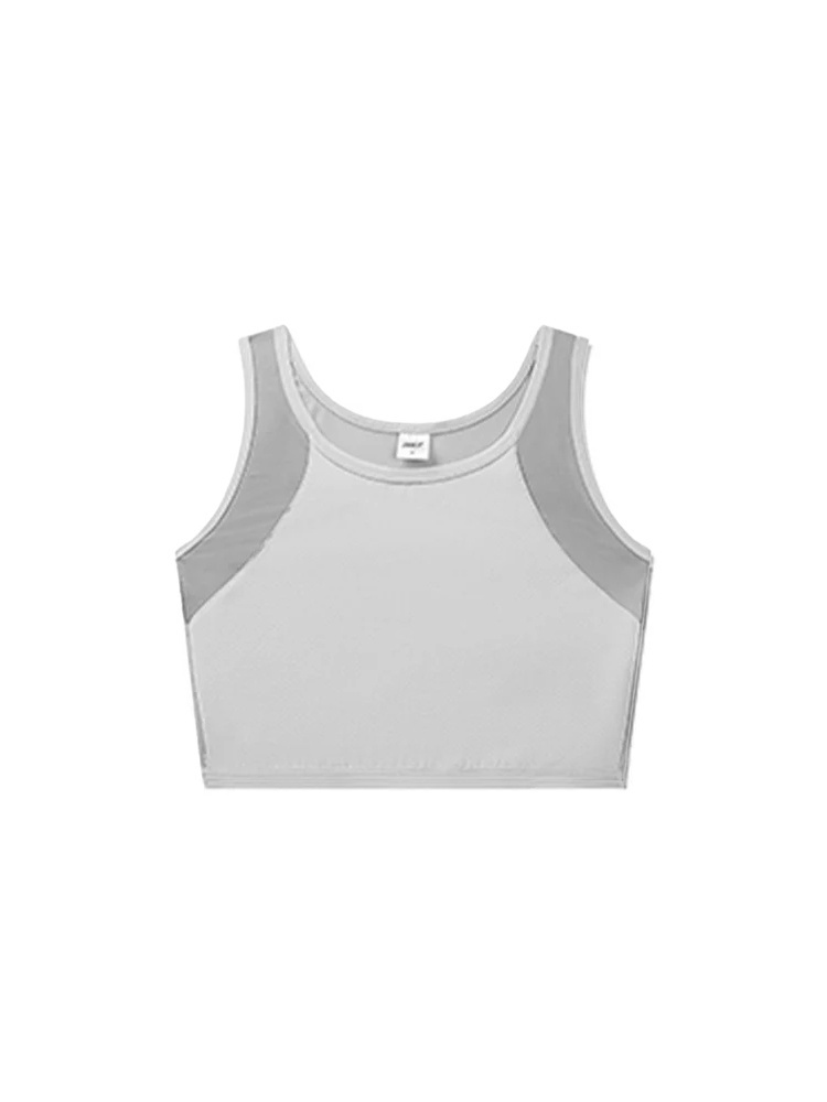 큰 가슴 작아 보이는 스포츠 브라 그레이 VEIMIA