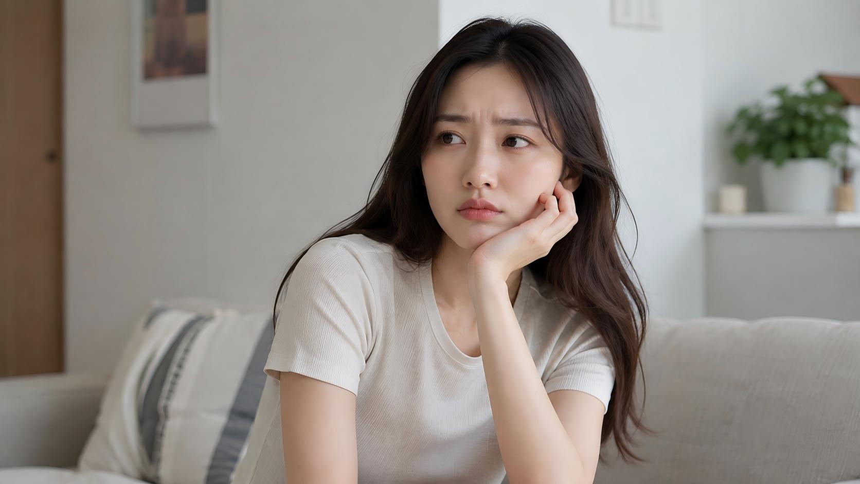 나에게 맞는 브라를 고민하는 여성