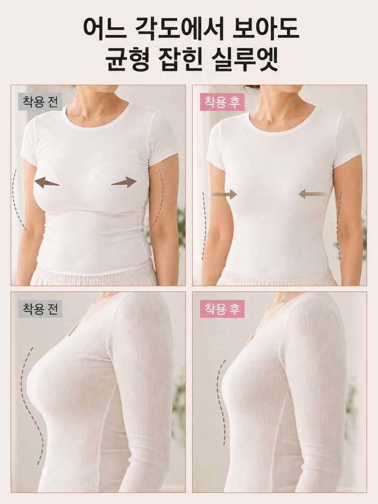 VEIMIA 슬림핏 노와이어 나시 브라丨하이사이드 부유방 정돈 와이드 어깨끈 후크리스 데일리·수면용 추천