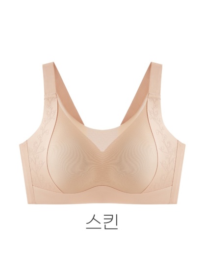 VEIMIA 하이사이드 미니마이저 브라丨옆살까지 탄탄하게 잡아주는 핏 메쉬 네크라인 처짐 걱정 없는 풀커버 브라