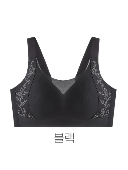 VEIMIA 하이사이드 미니마이저 브라丨옆살까지 탄탄하게 잡아주는 핏 메쉬 네크라인 처짐 걱정 없는 풀커버 브라