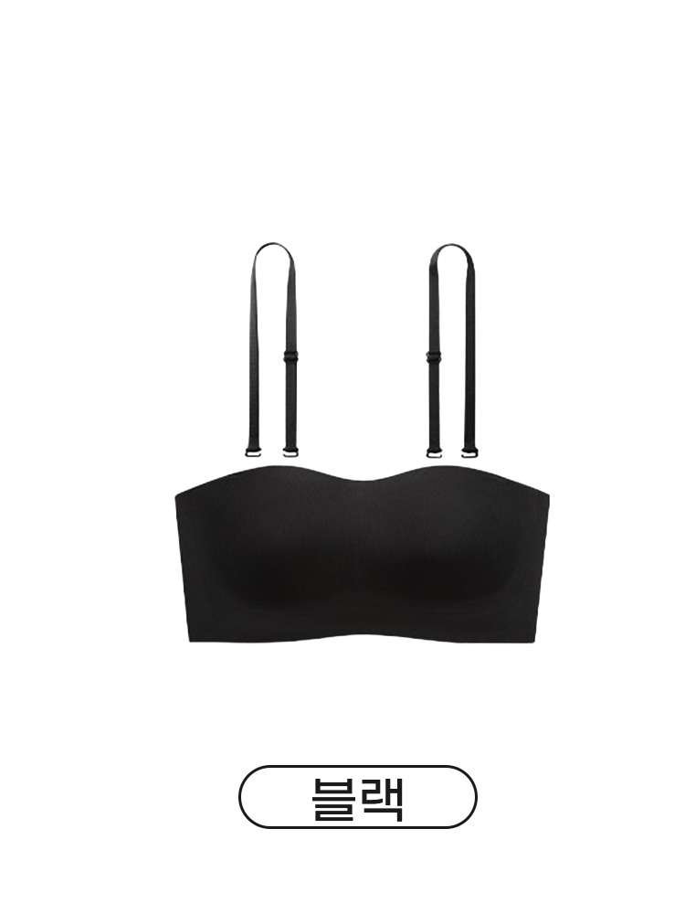 【초특가 2장₩79,900】VEIMIA 스트랩리스 미니마이저 브라丨논슬립 밴드 흘러내림 방지 큰 가슴 작아 보이는 오프숄더룩 필수템