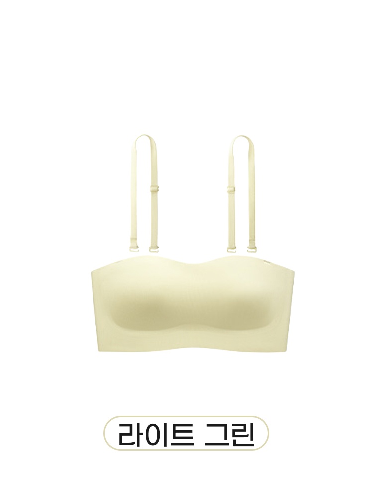 VEIMIA 스트랩리스 미니마이저 브라丨논슬립 밴드 흘러내림 방지 큰 가슴 작아 보이는 오프숄더룩 필수템