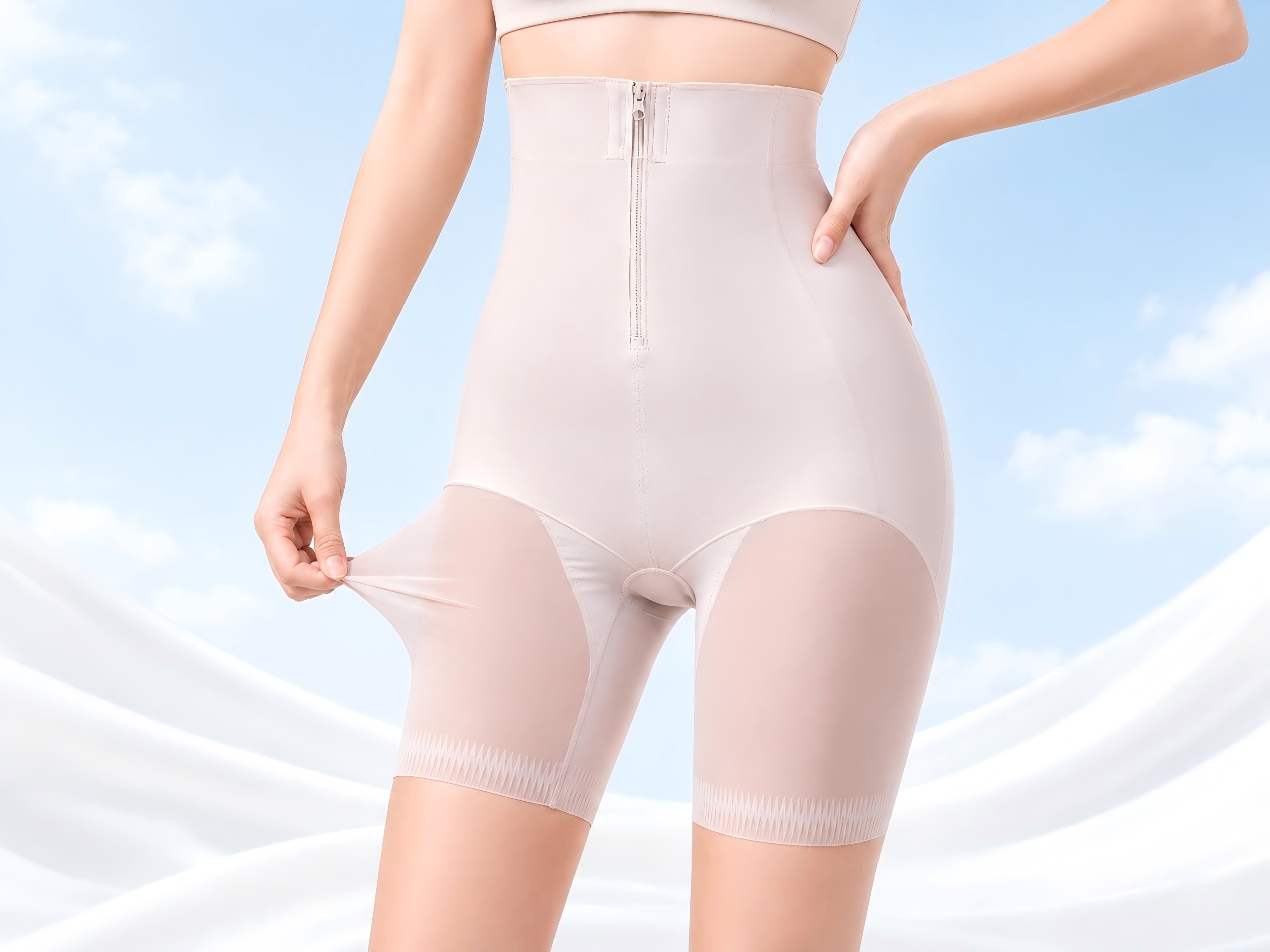 여름 보정속옷으로 입기 좋은 쿨링 골반 서포트 거들 착용 이미지