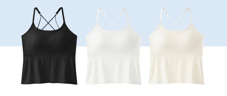 나시 여름나시 3컬러 블랙 베이지 화이트 VEIMIA