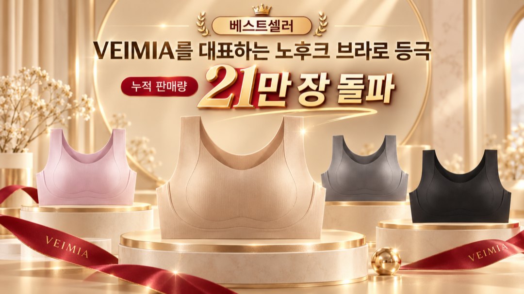 누적 판매 21만 장 돌파 VEIMIA