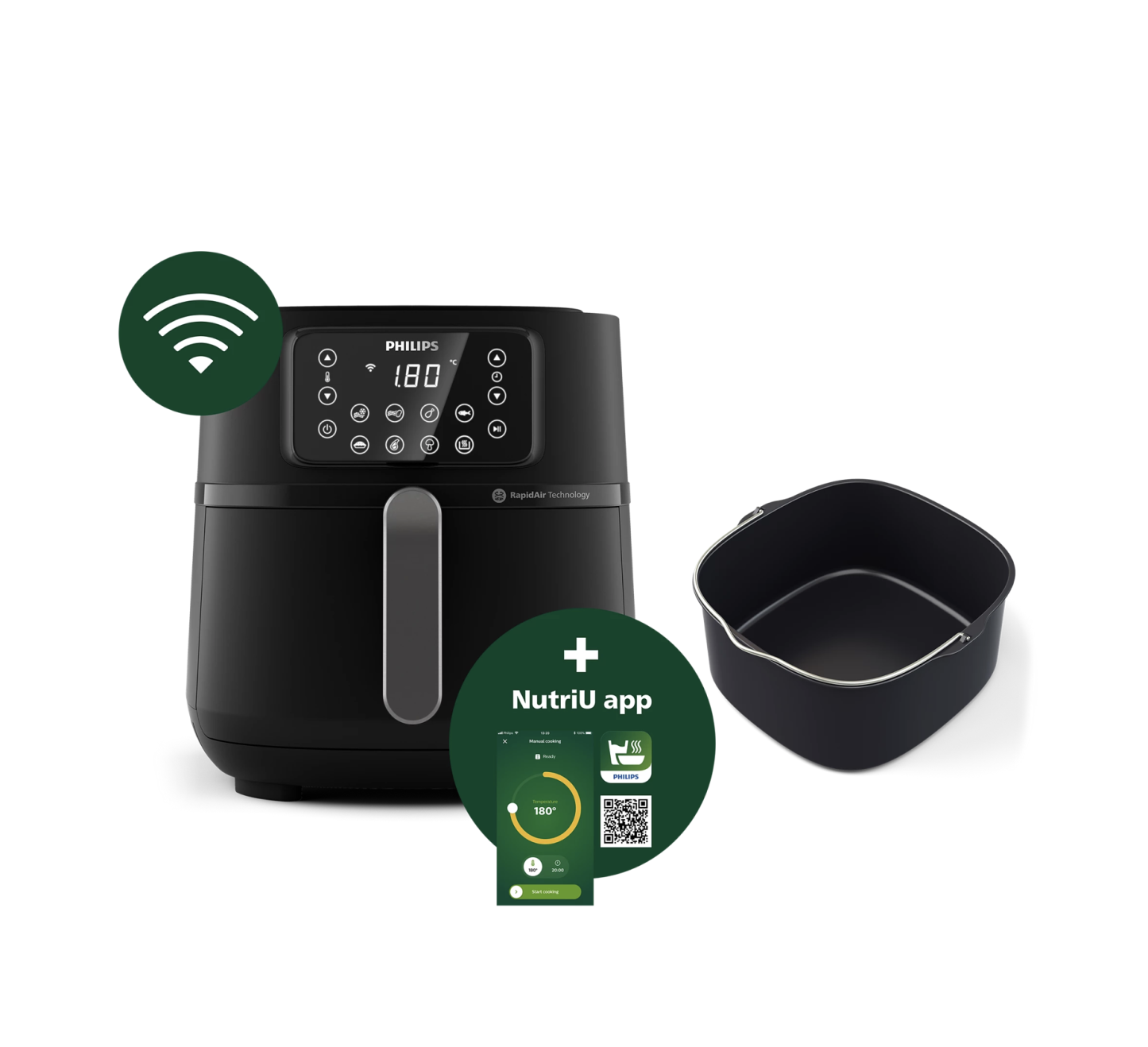 Philips 飛利浦健康空氣炸鍋 智能健康空氣炸鍋 XXL