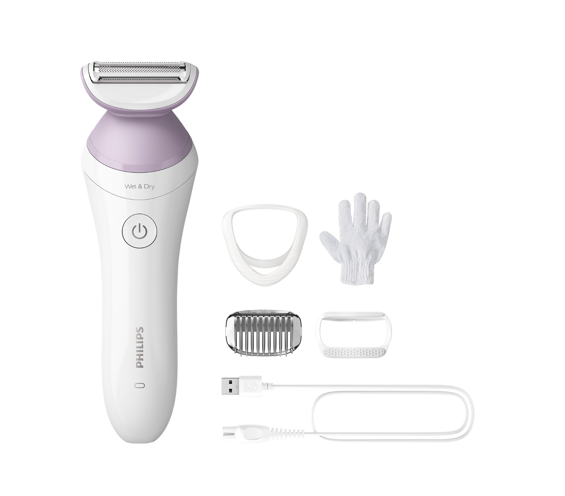 Philips 飛利浦Lady Shaver Series 6000乾濕兩用無線剃毛器