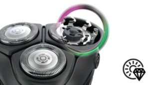 緊貼皮膚滑動，締造舒適而平整的剃鬚效果