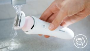 乾濕兩用，適合浸浴或淋浴時使用