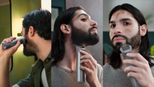 獲得均勻修剪及利落髮邊的效果