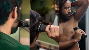 適用於面部、頭髮及身體的多合一修毛器