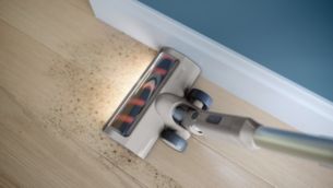 精準吸扒可滑動至最接近牆壁的 1 毫米距離。