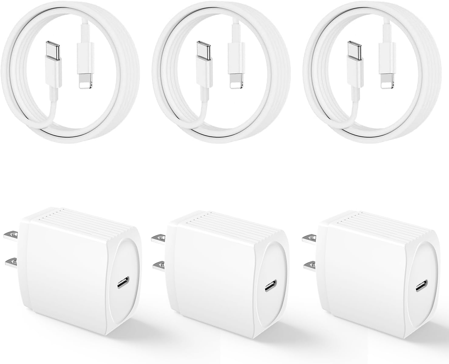 20W USB C Fast Charger 10 FT [MFi Certified]