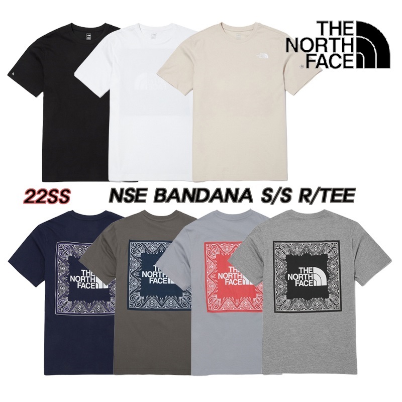 ザノースフェイス Tシャツ 22SS NSE BANDANA S/S R/TEE 半袖 バンダナロゴ メンズ レディース トップス カジュア –  KOR FASHION