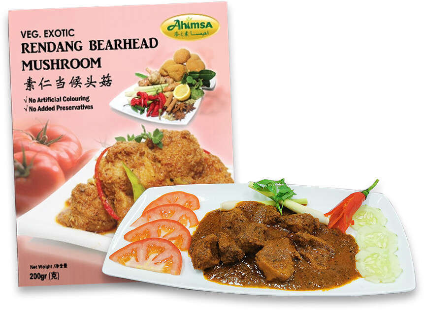  Authentic Rendang Bearhead Mushroom | 仁当候头菇
