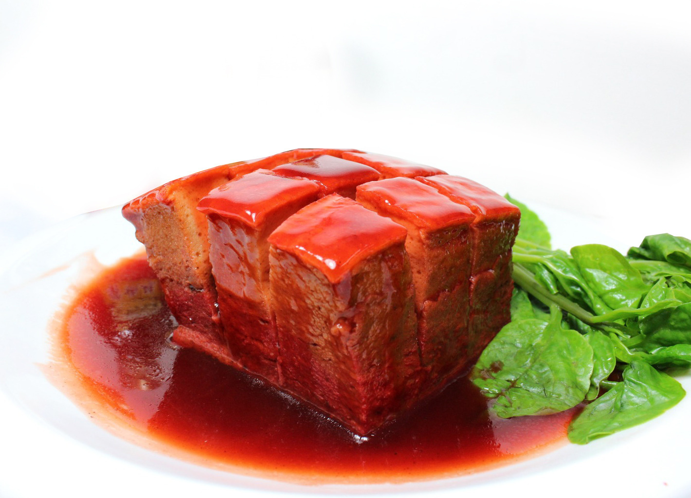 Delicious Tricolor with Sauce [Plant Based Dong Po Meat] 东坡肉