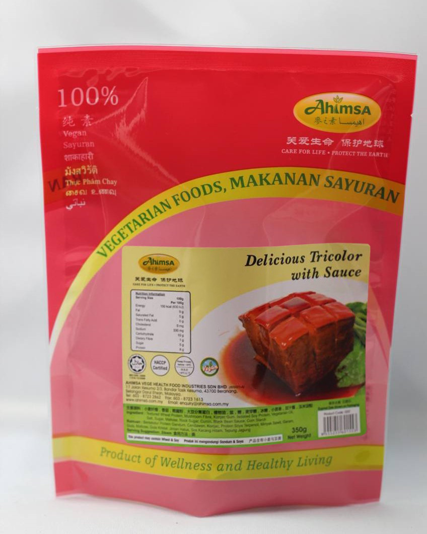 Delicious Tricolor with Sauce [Plant Based Dong Po Meat] 东坡肉