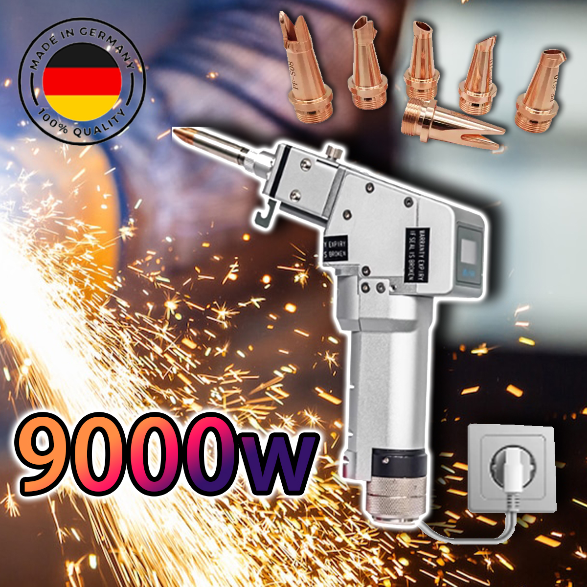 Φορητό πιστόλι συγκόλλησης με λέιζερ