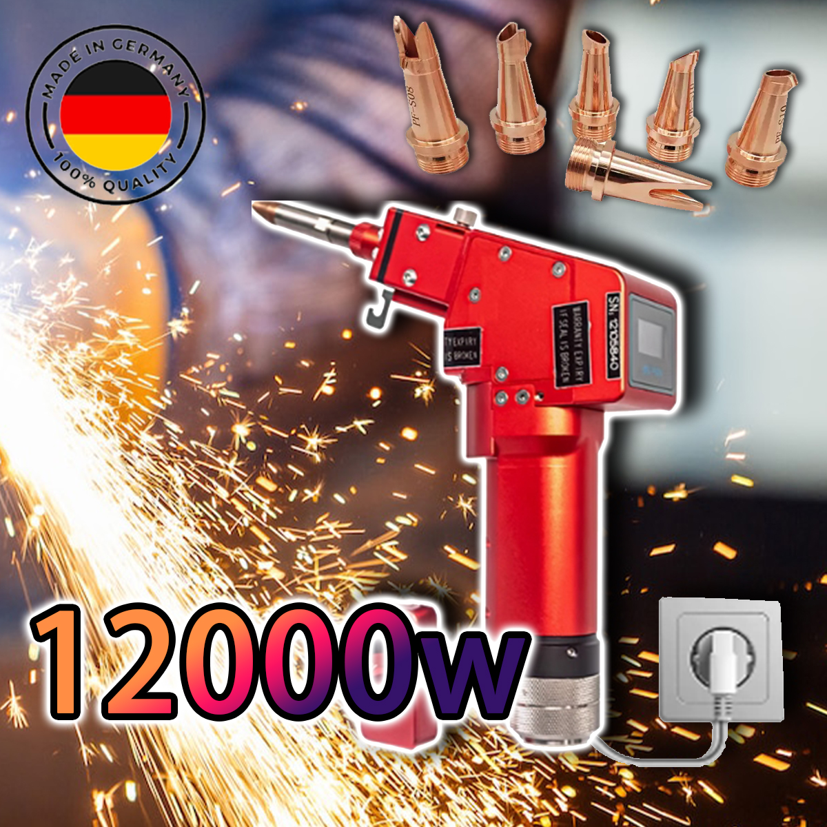 Φορητό πιστόλι συγκόλλησης με λέιζερ