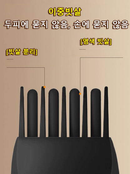 효과 없을 시 100% 환불 보장【쓱- 빗으면 새치 커버 끝!】 피부과 저자극 테스트 완료! 매일 써도 안심!