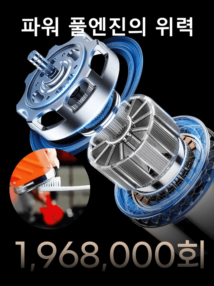 스마트 디지털 디스플레이 더블 링 메쉬 전동 면도기