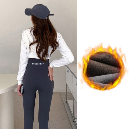 기모 여성 배 조임 힙업 레깅스