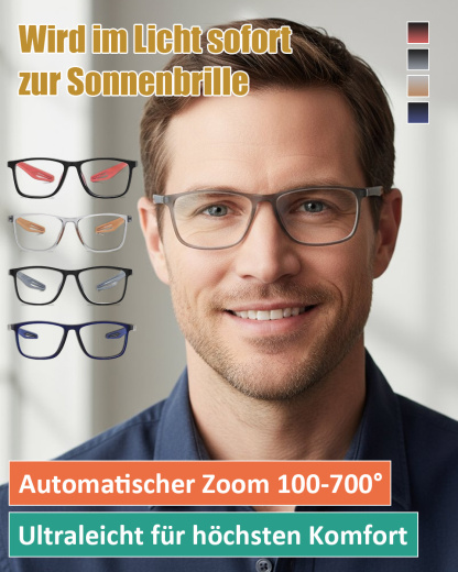 ✨️✅【Nie wieder Brille wechseln】Ultraleichte und bequeme Anti-Blaulicht-Brille für Presbyopie