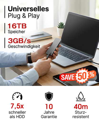 ✅🥇Tragbare Hochgeschwindigkeits-SSD