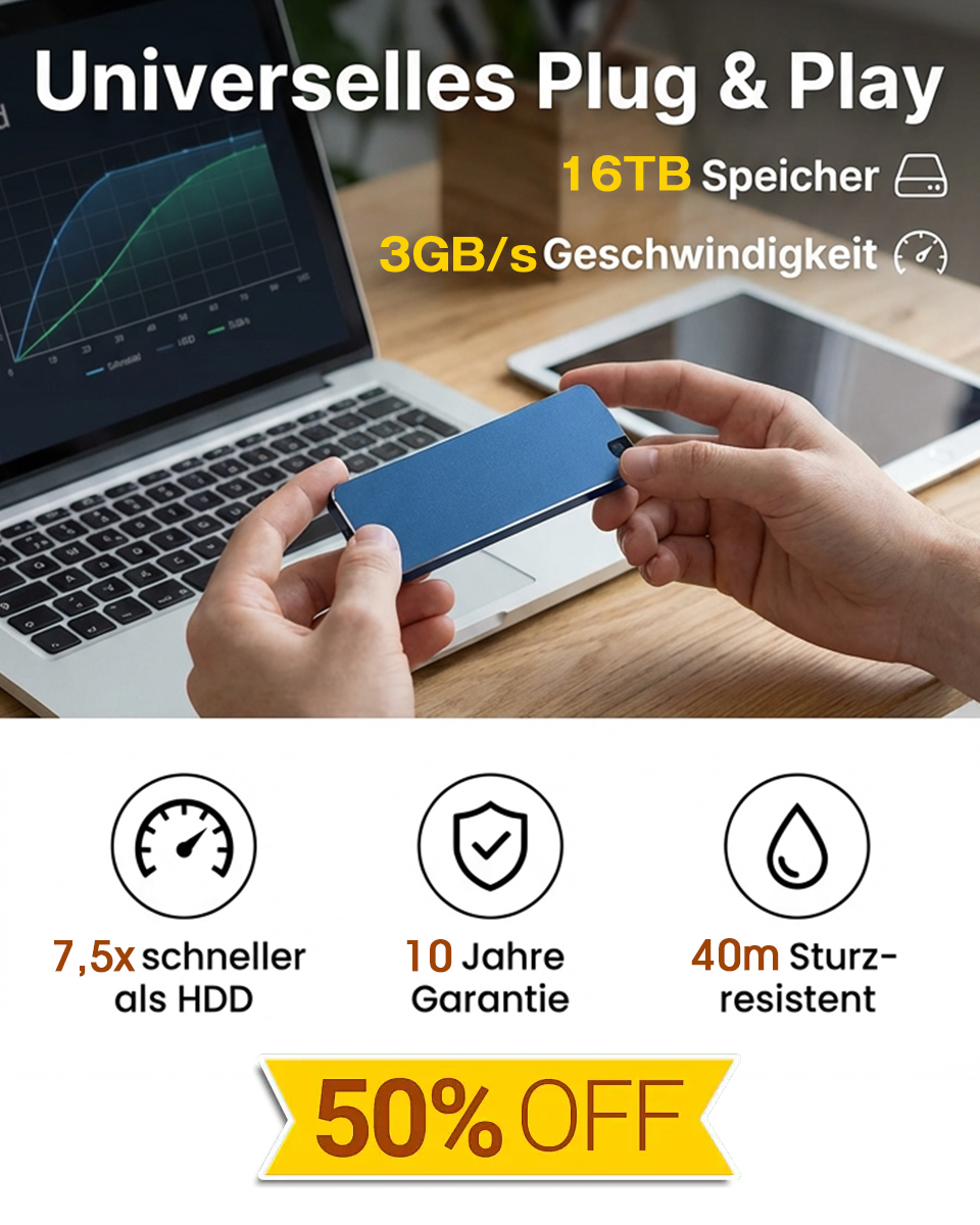 ✅🥇Tragbare Hochgeschwindigkeits-SSD