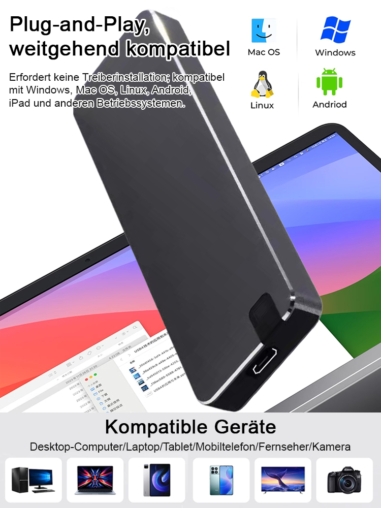 ✅🥇Tragbare Hochgeschwindigkeits-SSD