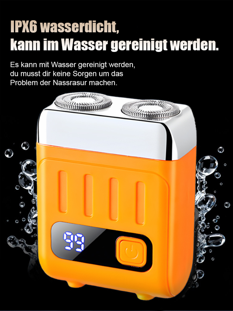 Intelligenter Digitalanzeige-Elektrorasierer mit Doppelringklinge