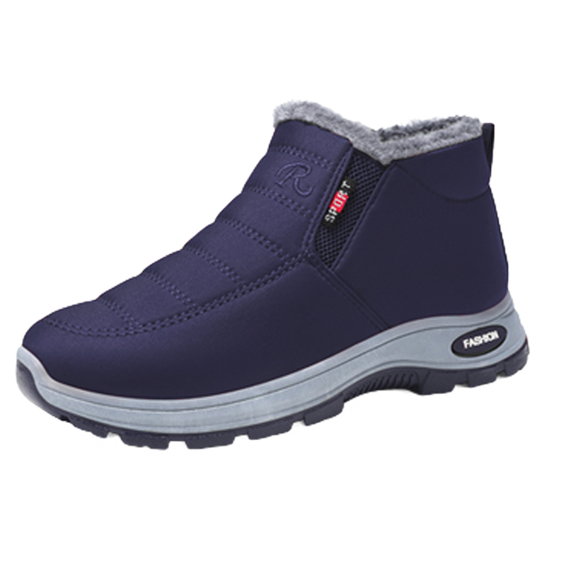 Gefütterte Schuhe für Männer und Frauen, die warm halten.