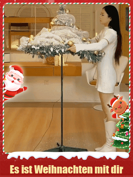 Einziehbarer klappbarer Weihnachtsbaum