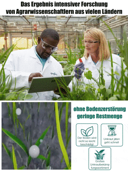 【Wirksam in 1 Stunde】sicheres und harmloses Herbizid