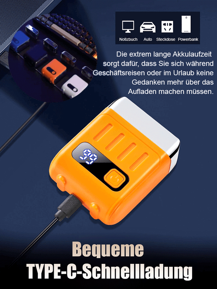 Intelligenter Digitalanzeige-Elektrorasierer mit Doppelringklinge