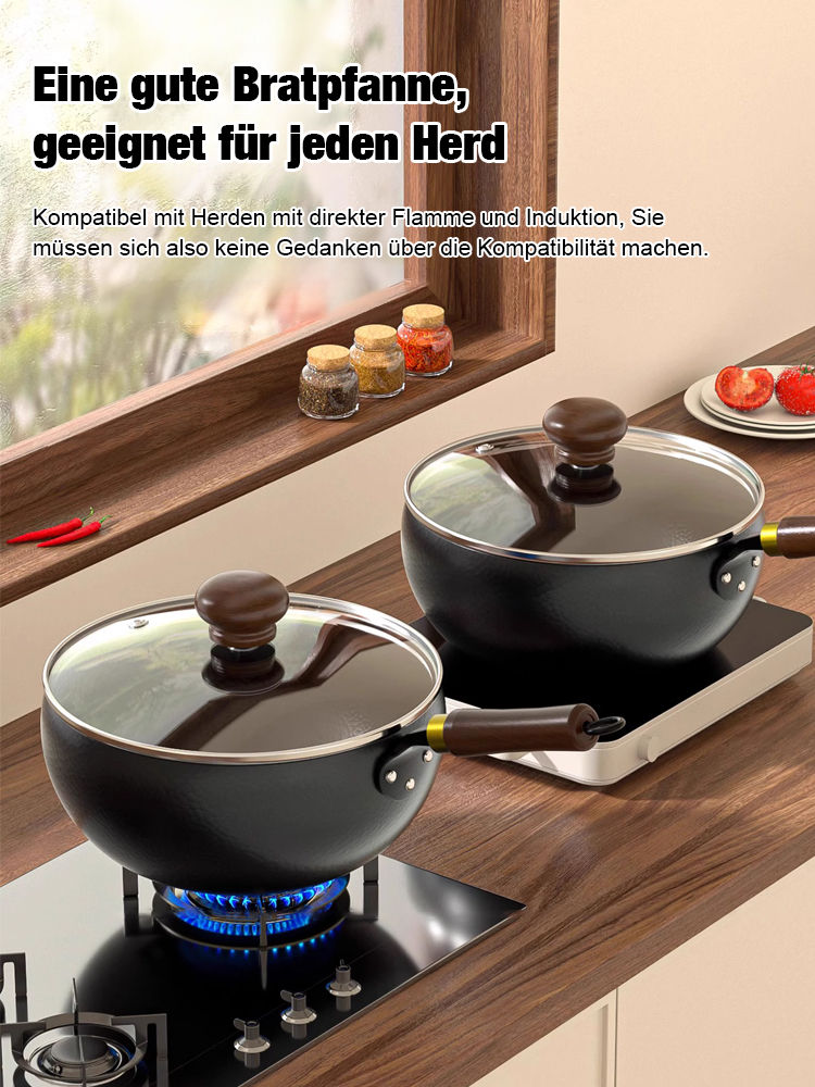 Handgeschmiedeter Hammermuster Originalbauchtopf