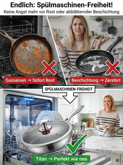 Medizinische Rein-Titan Pfanne – 50 Jahre Handwerkskunst aus dem Saarland