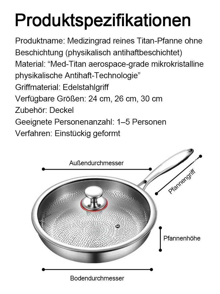 Medizinische Rein-Titan Pfanne – 50 Jahre Handwerkskunst aus dem Saarland