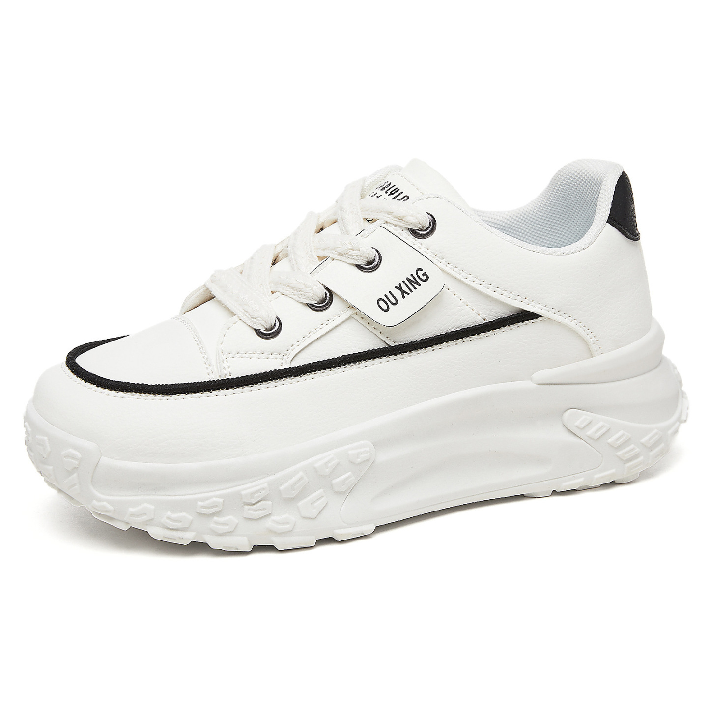 Thick Bottom Casual Women's Höhe zunehmende Schuhe