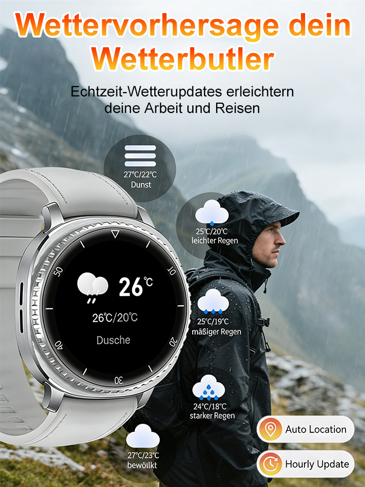 【Gesundheitsüberwachung】GT8 Ultra-Großbild-Smartwatch