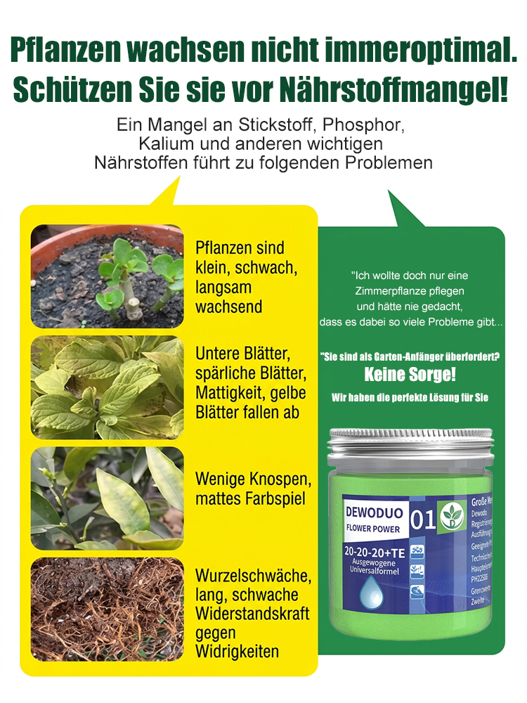 【Wurzelpflege und kräftige Keimlinge】Mehrzweck-Gartendünger