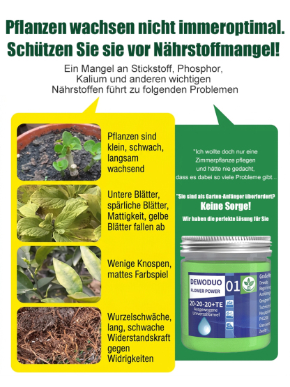 【Wurzelpflege und kräftige Keimlinge】Mehrzweck-Gartendünger